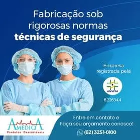 Fabricação sob rigorosas normas técnicas de segurança